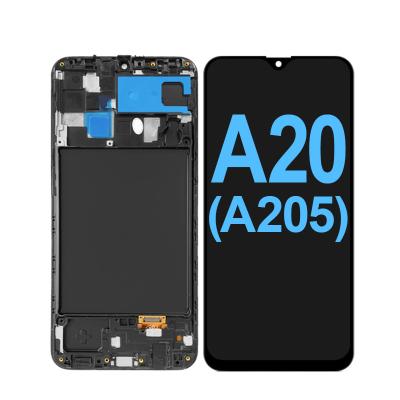 China For Original High Quality Galaxy A20 Screen A20 LCD For Samsung A20 LCD Screen Display With Frame for sale