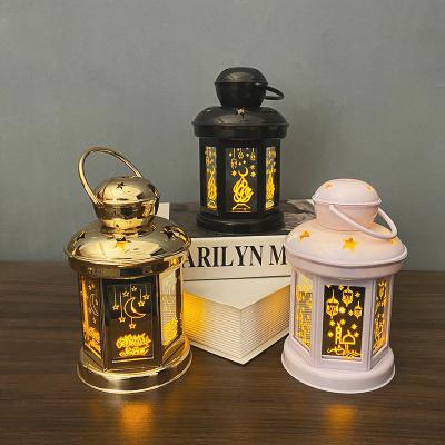 China Retro Ramadan Decorations Wood Wind Lights Eid Mubarak Event Home Crafts Decorations Ramadan Lights Eid Decoration Lighting led for sale