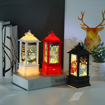 China Wholesale 2022 New Design Retro Ramadan Lamp Eid Mubarak Decoration Led Muslim Wind Lamp Opens Arabic Ramadan Lantern For Festival for sale