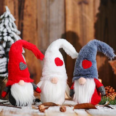 China Beard 2022 Christmas Valentine's Plush Doll Gonks Christmas Decorations Supplies Stuffed Doll Christmas Ornament Rudolph Decoration Wholesale for sale