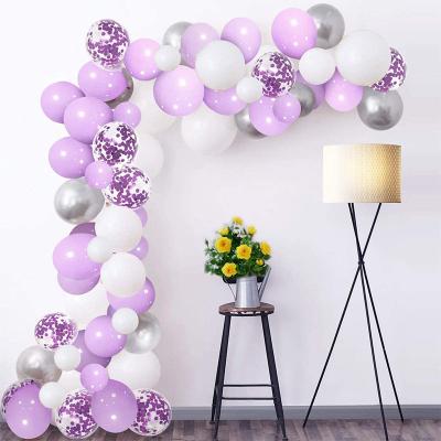 China Party Supplies Eco-Friendly Purp Balloon Arch Garland for Wedding Baby Shower Balloon Arch Garland Kit Birthday Party Decoratballoon Arch Holder for sale