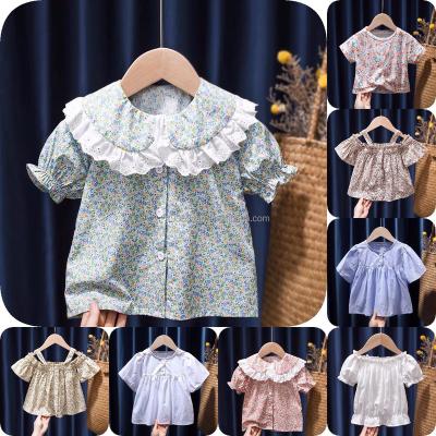 China 2022 Summer Breathable Wholesale Smile Face Short Sleeve Baby T-shirt for sale