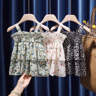 China 2022 new children's clothing children's cotton princess dress casual girls' dresses, big kids and little girls' dresses for sale