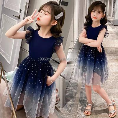 China Baby Girl Casual Spanish Dress Party Dress Wholesale Lace Baby Kids Wear for sale