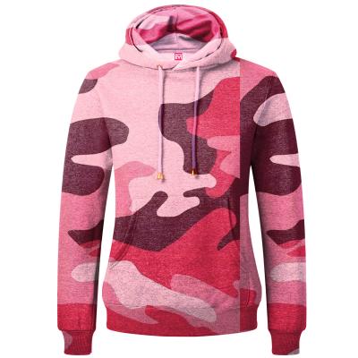 China Fashion Custom Anti-pilling Printed Anti-pilling Men's Camouflage Hoodie Loose Printed Men's Hoodies Polyester Long Sleeve Men's Pullover for sale