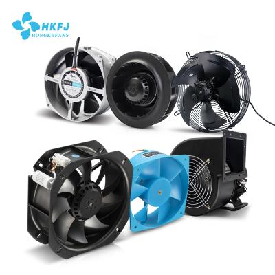 China Industrial AC 220V Durable Axial Cooler Airflow Fan Axial Fan Enclosure Carbon Steel Black YWF4E-450 Fan for sale