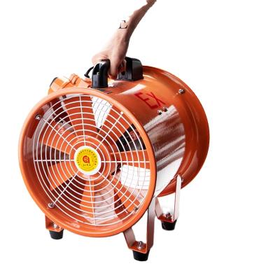 China Quiet And Long Life Small Portable Air Ventilating Hand Fan Portable Industrial Fan With Flexible Duct for sale