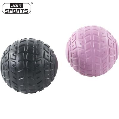 China Custom Printed Yoga Exercise Ball Hot Sale Foam EVA Massage Yoga Gym Ball Yoga Balance Ball for sale