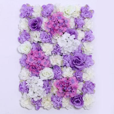 China Fashionable artificial flower wall for wedding backdrop and stage background decoration for sale