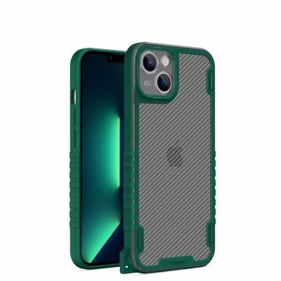 China CaseBuddy Shockproof Comfortable Skin-friendly Phone Case with Strap Carbon Fiber Cell Phone Case for iPhone 11 12 13 14 Mini Pro Max for sale