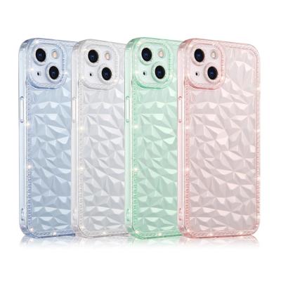 China CaseBuddy Diamond Design Shinny Fantastic Lens Shockproof Protective TPU Sublimation Soft Cell Phone Case For IPhone Samsung XIaomi for sale