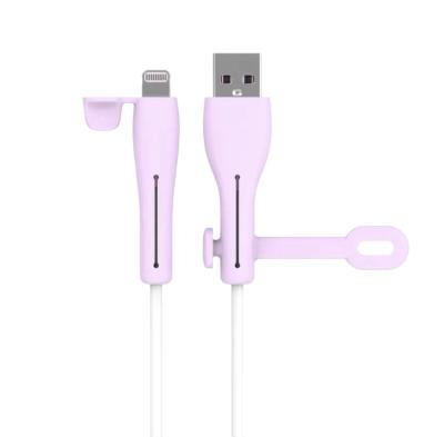 China Protect CaseBuddy for iPhone Cable Silicone Type-c to Lightning Type-c to Type-c USB Cable Saver Anti-split Wire Charger Cable Protector for sale