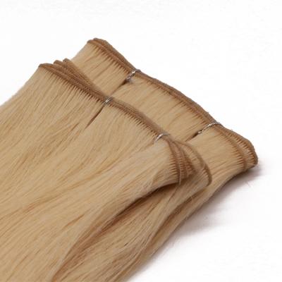 China Right Hand Tied Hair Weft Extensions High Quality Flat Weft Hair for sale