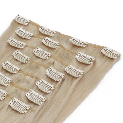 China Silky Straight Hair Clip In Extensions Natural Hair Clip In Extensions for sale