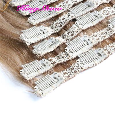 China Straight Clip In Hair Extensions 100% Hair Clip In Remy Hair Extension for sale