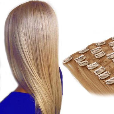 China 2022 Silky Straight 100% Virgin Hair Extension Clip In Hair for sale