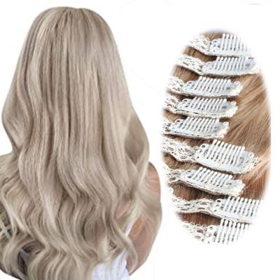 China 2022 Silky Straight Lace Clip In Virgin Human Remy Hair Extensions Hair Clips Set for sale