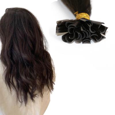 China Silky Straight 100% Virgin Hair Extensions Pre Bonded Hair U Tip Hair for sale