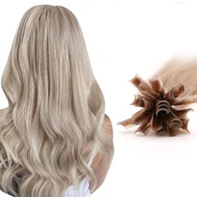 China Silky Straight Virgin Hair Extensions Pre Bonded Hair U Tip Hair for sale