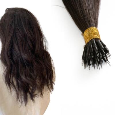 China Silky Straight Nano Hair Extensions Virgin Hair Extensions Pre Bonded Hair Tip for sale