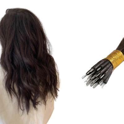 China Silky Straight Nano Hair Extensions i Tip Hair Extensions Pre Bonded Hair for sale