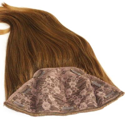 China Straight Human Hair 100% Remy Hair Topper With Bang for sale