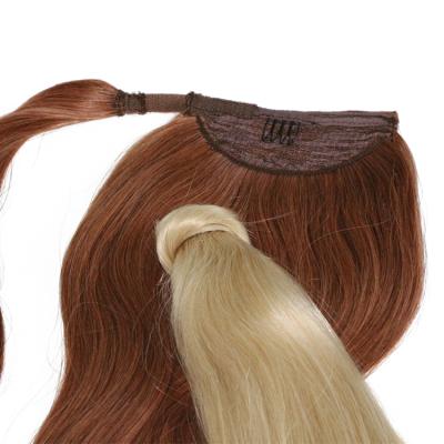 China Straight 100% Virgin Human Remy Hair Ponytails for sale