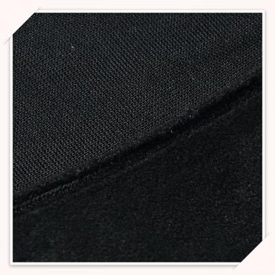 China Good Selling Sustainable Spandex Velvet Fabric Plain Warp Style 100% Polyester Knitted Stretch Abrasion Resistant For Clothing for sale