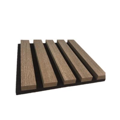 China Contemporary Well-known for its fine quality Acoustic Fence Panel Meeting Room Soundproofed Wood Wall Covering Timber Timber Acoustic Panel for sale