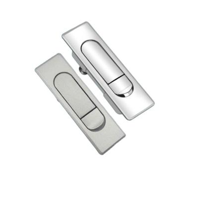 China New energy panel lock AB509-2 cover and electric dustproof cylinder, steel bolt and rod mechanism white zinc plating BO distribution for sale