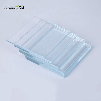 China Factory wholesale modern custom tempered glass transparent ultra clear glass for sale