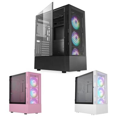 China Wholesale Custom Case Tempered Glass Workshop Computer Side Panel for sale