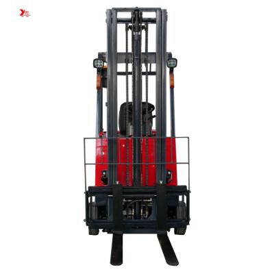 China Four Wheel Solid Tyre Electric Fork Truck With DC Motor For Sale en venta