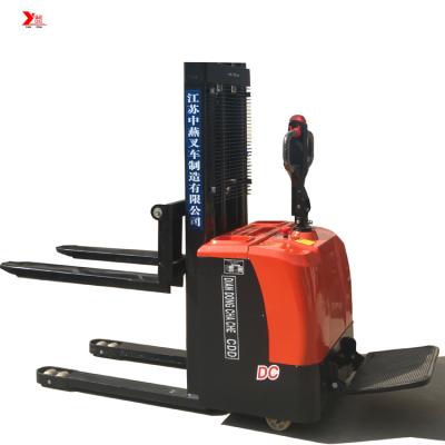 China Warehouse Electric Stacker Forklift Price With 24v Battery for sale