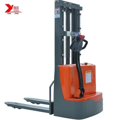 China Hot Sale Walkie Type Stacker Electric Forklift Reach Walk Behind for sale