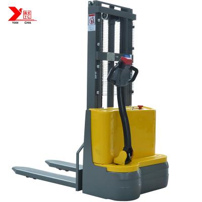 China 1500 Kg Walkie All Electric Pallet Stacker 5 Meters Lift Height CE for sale