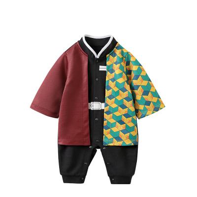 China 2022 new 100% cotton kids romper anime romper for newborns with long sleeves 100% cotton wholesale baby onesie for sale