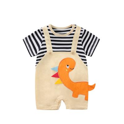 China 100% Cotton Summer Cartoon Baby Clothes Toddler Kids Clothing Shorts Rompers for sale