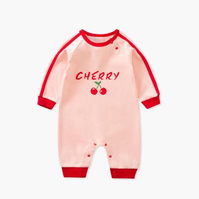 China New 100% cotton spring and autumn baby long sleeve romper jumpsuit manufacturers sale for sale