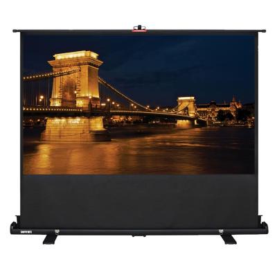 China Snowhite Tripod 100 Inch Portable Projector Screen Floor Standing Home Theater Wedding Office Presentation for sale