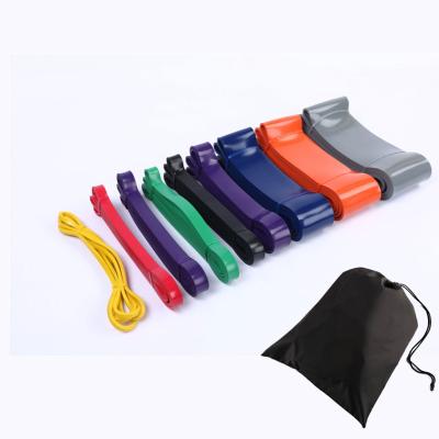 China Custom workout eco 100% natural latex resistance bands stretch pull up aid bands for sale