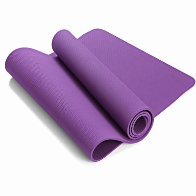 China Yoga Exercises Wholesale Natural Eco-Friendly Gym Pilates Tape Yoga Mat Custom Made for sale