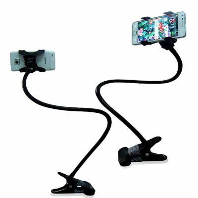 China Mobile Phone in Desktop Durable Metal Gooseneck Phone Clamp Holder Practical Mobile Stand Lazy Cell Phone Bracket for Extensive Use for sale