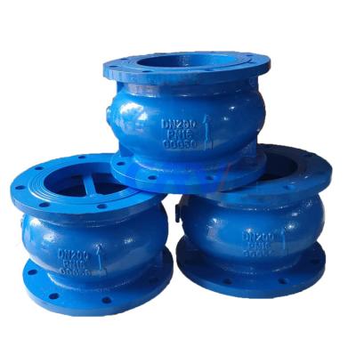 China DN150 DN200 ISO 5752 General Vertical Silent Check Valve PN10 For Sewage for sale