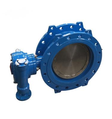 China Sea Water General Double Disc Stainless Steel Eccentric Stem SS316 Butterfly Valve for sale