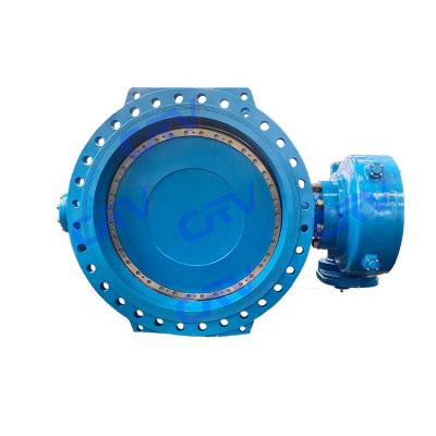 China General Ductile Iron Manual Double Eccentric Butterfly Valve DN100 4 Inch PN10 for sale