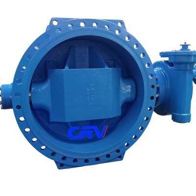 China DN600 150LB Duplex 1.4462 General Stem SS304 Double Flange Butterfly Valve for sale