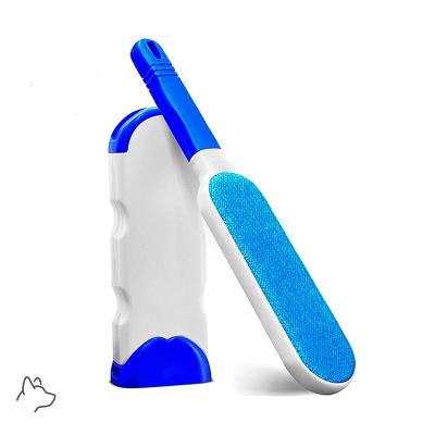 China Viable High Quality Dog Cat Hair Remover Brush Pet Cleaner Double Sided Low Sweep Grooming Dog Combs for sale