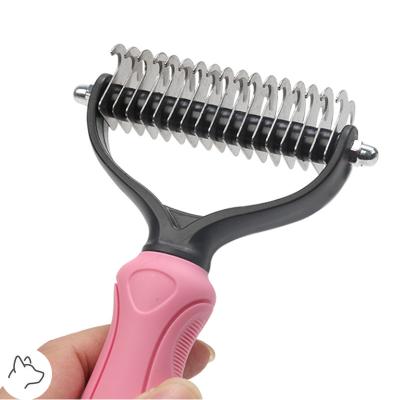 China Sustainable Pet Products Automatic Hair Removal Self-cleaning Comb PET Toys Eco-friendly Stocked for sale