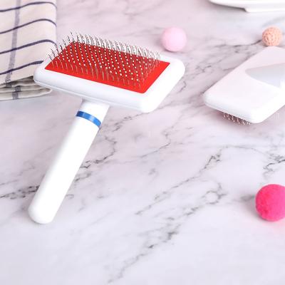 China Viable Hot Sale Wire Pet Flea Hair Remover Tool Sweep Cleaning Combs for sale